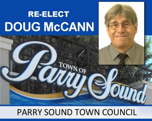 Re-Elect Doug McCann for Council in the Town of Parry Sound